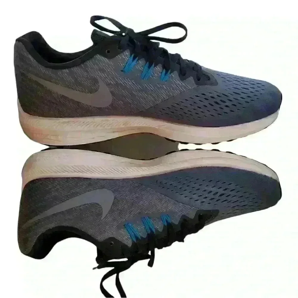 Nike Zoom Winflo 4 Men's Grey Running Sneakers Shoe Size 11.5